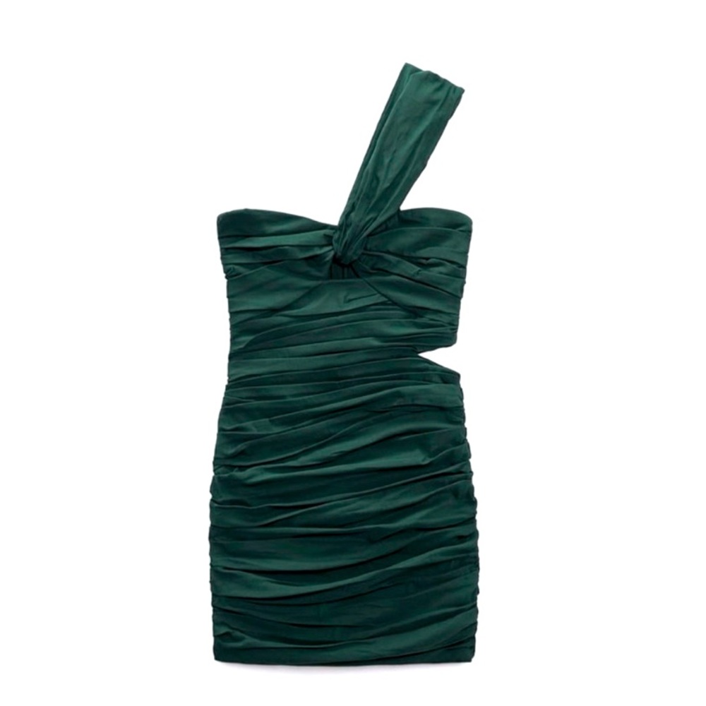 Zara linen blend dress